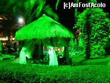 [P01] Un baldachin din multele de pe plaja de la piscina.Lumina verde este amplificata de proiectorele cu led-uri plasate in principalele puncte din grdina de palmieri. » foto by VA77LI
 - 
<span class="allrVoted glyphicon glyphicon-heart hidden" id="av264559"></span>
<a class="m-l-10 hidden" id="sv264559" onclick="voting_Foto_DelVot(,264559,6)" role="button">șterge vot <span class="glyphicon glyphicon-remove"></span></a>
<a id="v9264559" class=" c-red"  onclick="voting_Foto_SetVot(264559)" role="button"><span class="glyphicon glyphicon-heart-empty"></span> <b>LIKE</b> = Votează poza</a> <img class="hidden"  id="f264559W9" src="/imagini/loader.gif" border="0" /><span class="AjErrMes hidden" id="e264559ErM"></span>