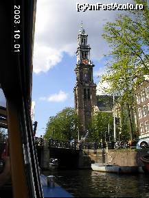 [P09] Dominând cerul pe Western Canal Belt, turnul Bisericii de Vest (Westerkerk), construit în 1638, este cel mai înalt din Amsterdam (85 m). În vârf este o replică a coroanei imperiale a lui Maximilian de Austria. » foto by Costi
 - 
<span class="allrVoted glyphicon glyphicon-heart hidden" id="av24629"></span>
<a class="m-l-10 hidden" id="sv24629" onclick="voting_Foto_DelVot(,24629,1639)" role="button">șterge vot <span class="glyphicon glyphicon-remove"></span></a>
<a id="v924629" class=" c-red"  onclick="voting_Foto_SetVot(24629)" role="button"><span class="glyphicon glyphicon-heart-empty"></span> <b>LIKE</b> = Votează poza</a> <img class="hidden"  id="f24629W9" src="/imagini/loader.gif" border="0" /><span class="AjErrMes hidden" id="e24629ErM"></span>