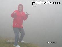 [P15] Ajunsi la Lacul Balea pe o ceata de o taiai cu fierastraul, nu alta, si eu ca magarul prin ceata (ba nu ca 'magar..a') Pacat ca n-am vazut NIMIC din lac si tot acel peisaj de vis » foto by ileanaxperta*
 - 
<span class="allrVoted glyphicon glyphicon-heart hidden" id="av26937"></span>
<a class="m-l-10 hidden" id="sv26937" onclick="voting_Foto_DelVot(,26937,1790)" role="button">șterge vot <span class="glyphicon glyphicon-remove"></span></a>
<a id="v926937" class=" c-red"  onclick="voting_Foto_SetVot(26937)" role="button"><span class="glyphicon glyphicon-heart-empty"></span> <b>LIKE</b> = Votează poza</a> <img class="hidden"  id="f26937W9" src="/imagini/loader.gif" border="0" /><span class="AjErrMes hidden" id="e26937ErM"></span>