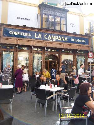 [P56] Cofetaria La Campana, foarte cunoscuta in Sevilla.  » foto by alinaro
 - 
<span class="allrVoted glyphicon glyphicon-heart hidden" id="av571893"></span>
<a class="m-l-10 hidden" id="sv571893" onclick="voting_Foto_DelVot(,571893,2251)" role="button">șterge vot <span class="glyphicon glyphicon-remove"></span></a>
<a id="v9571893" class=" c-red"  onclick="voting_Foto_SetVot(571893)" role="button"><span class="glyphicon glyphicon-heart-empty"></span> <b>LIKE</b> = Votează poza</a> <img class="hidden"  id="f571893W9" src="/imagini/loader.gif" border="0" /><span class="AjErrMes hidden" id="e571893ErM"></span>