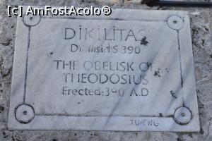 [P09] Placa de marmură de la baza Obeliscului lui Theodossius, cu data ridicării lui.  » foto by Ioan Raita
 - 
<span class="allrVoted glyphicon glyphicon-heart hidden" id="av936481"></span>
<a class="m-l-10 hidden" id="sv936481" onclick="voting_Foto_DelVot(,936481,2468)" role="button">șterge vot <span class="glyphicon glyphicon-remove"></span></a>
<a id="v9936481" class=" c-red"  onclick="voting_Foto_SetVot(936481)" role="button"><span class="glyphicon glyphicon-heart-empty"></span> <b>LIKE</b> = Votează poza</a> <img class="hidden"  id="f936481W9" src="/imagini/loader.gif" border="0" /><span class="AjErrMes hidden" id="e936481ErM"></span>