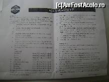 [P16] Aceasta este prezentarea oficiala a serviciilor all-inclusive de la Hotel Rubin, pe care o puteti primi de la receptia hotelului. » foto by teoanton
 - 
<span class="allrVoted glyphicon glyphicon-heart hidden" id="av85545"></span>
<a class="m-l-10 hidden" id="sv85545" onclick="voting_Foto_DelVot(,85545,2594)" role="button">șterge vot <span class="glyphicon glyphicon-remove"></span></a>
<a id="v985545" class=" c-red"  onclick="voting_Foto_SetVot(85545)" role="button"><span class="glyphicon glyphicon-heart-empty"></span> <b>LIKE</b> = Votează poza</a> <img class="hidden"  id="f85545W9" src="/imagini/loader.gif" border="0" /><span class="AjErrMes hidden" id="e85545ErM"></span>