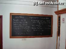 [P24] Tabla cu meniu si preturi. » foto by balasa violeta
 - 
<span class="allrVoted glyphicon glyphicon-heart hidden" id="av317168"></span>
<a class="m-l-10 hidden" id="sv317168" onclick="voting_Foto_DelVot(,317168,2957)" role="button">șterge vot <span class="glyphicon glyphicon-remove"></span></a>
<a id="v9317168" class=" c-red"  onclick="voting_Foto_SetVot(317168)" role="button"><span class="glyphicon glyphicon-heart-empty"></span> <b>LIKE</b> = Votează poza</a> <img class="hidden"  id="f317168W9" src="/imagini/loader.gif" border="0" /><span class="AjErrMes hidden" id="e317168ErM"></span>