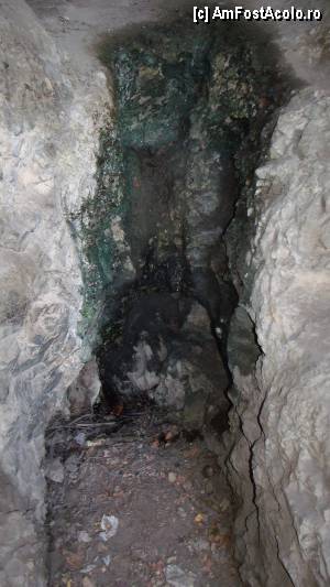 [P23] Băile Herculane - Foișorul Galben - Grota cu Aburi; răsuflătoarea. Din pricina temperaturii foarte ridicate de afară, aburii nu i-am putut poza, erau prea firavi. Se vede în schimb mușchiul verde-albăstrui specific.  » foto by Dragoș_MD
 - 
<span class="allrVoted glyphicon glyphicon-heart hidden" id="av387007"></span>
<a class="m-l-10 hidden" id="sv387007" onclick="voting_Foto_DelVot(,387007,3645)" role="button">șterge vot <span class="glyphicon glyphicon-remove"></span></a>
<a id="v9387007" class=" c-red"  onclick="voting_Foto_SetVot(387007)" role="button"><span class="glyphicon glyphicon-heart-empty"></span> <b>LIKE</b> = Votează poza</a> <img class="hidden"  id="f387007W9" src="/imagini/loader.gif" border="0" /><span class="AjErrMes hidden" id="e387007ErM"></span>