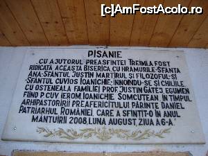 [P25] Deasupra ușii observăm pisania lăcașului de cult.  » foto by Floryn81
 - 
<span class="allrVoted glyphicon glyphicon-heart hidden" id="av647530"></span>
<a class="m-l-10 hidden" id="sv647530" onclick="voting_Foto_DelVot(,647530,3677)" role="button">șterge vot <span class="glyphicon glyphicon-remove"></span></a>
<a id="v9647530" class=" c-red"  onclick="voting_Foto_SetVot(647530)" role="button"><span class="glyphicon glyphicon-heart-empty"></span> <b>LIKE</b> = Votează poza</a> <img class="hidden"  id="f647530W9" src="/imagini/loader.gif" border="0" /><span class="AjErrMes hidden" id="e647530ErM"></span>