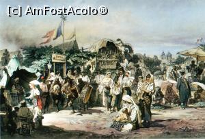 [P16] Târgul de Moși, acuarelă de Amadeo Preziosi » foto by Carmen Ion <span class="label label-default labelC_thin small">NEVOTABILĂ</span>