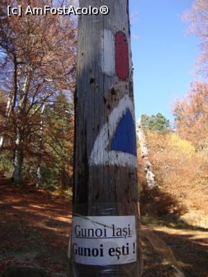 [P32] Marcajele pentru traseele montane şi un mesaj care ne-a plăcut mult!  » foto by Floryn81
 - 
<span class="allrVoted glyphicon glyphicon-heart hidden" id="av919172"></span>
<a class="m-l-10 hidden" id="sv919172" onclick="voting_Foto_DelVot(,919172,4656)" role="button">șterge vot <span class="glyphicon glyphicon-remove"></span></a>
<a id="v9919172" class=" c-red"  onclick="voting_Foto_SetVot(919172)" role="button"><span class="glyphicon glyphicon-heart-empty"></span> <b>LIKE</b> = Votează poza</a> <img class="hidden"  id="f919172W9" src="/imagini/loader.gif" border="0" /><span class="AjErrMes hidden" id="e919172ErM"></span>