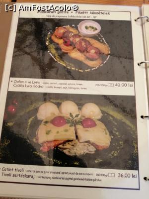 [P23] Meniul restaurantului Lyra. » foto by nelu73
 - 
<span class="allrVoted glyphicon glyphicon-heart hidden" id="av1170456"></span>
<a class="m-l-10 hidden" id="sv1170456" onclick="voting_Foto_DelVot(,1170456,4761)" role="button">șterge vot <span class="glyphicon glyphicon-remove"></span></a>
<a id="v91170456" class=" c-red"  onclick="voting_Foto_SetVot(1170456)" role="button"><span class="glyphicon glyphicon-heart-empty"></span> <b>LIKE</b> = Votează poza</a> <img class="hidden"  id="f1170456W9" src="/imagini/loader.gif" border="0" /><span class="AjErrMes hidden" id="e1170456ErM"></span>