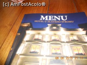 [P09] meniul restaurantului U Zlateho Stromu » foto by zlatna
 - 
<span class="allrVoted glyphicon glyphicon-heart hidden" id="av773413"></span>
<a class="m-l-10 hidden" id="sv773413" onclick="voting_Foto_DelVot(,773413,5497)" role="button">șterge vot <span class="glyphicon glyphicon-remove"></span></a>
<a id="v9773413" class=" c-red"  onclick="voting_Foto_SetVot(773413)" role="button"><span class="glyphicon glyphicon-heart-empty"></span> <b>LIKE</b> = Votează poza</a> <img class="hidden"  id="f773413W9" src="/imagini/loader.gif" border="0" /><span class="AjErrMes hidden" id="e773413ErM"></span>