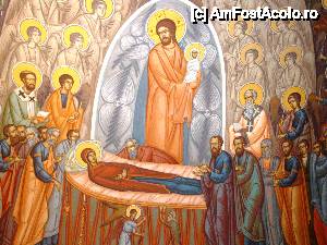 [P36] Mănăstirea Hadâmbu: frescă cu tema ”Adormirea Maicii Domnului” din Biserica veche ”Nașterea Maicii Domnului” » foto by mariana.olaru
 - 
<span class="allrVoted glyphicon glyphicon-heart hidden" id="av409554"></span>
<a class="m-l-10 hidden" id="sv409554" onclick="voting_Foto_DelVot(,409554,5727)" role="button">șterge vot <span class="glyphicon glyphicon-remove"></span></a>
<a id="v9409554" class=" c-red"  onclick="voting_Foto_SetVot(409554)" role="button"><span class="glyphicon glyphicon-heart-empty"></span> <b>LIKE</b> = Votează poza</a> <img class="hidden"  id="f409554W9" src="/imagini/loader.gif" border="0" /><span class="AjErrMes hidden" id="e409554ErM"></span>