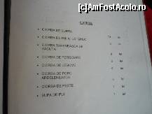 [P31] Hotel Scoica - Pentru a va face o idee despre preturile de la Restaurantul Scoica, am fotografiat meniul. Pag.1. » foto by Horia
 - 
<span class="allrVoted glyphicon glyphicon-heart hidden" id="av164914"></span>
<a class="m-l-10 hidden" id="sv164914" onclick="voting_Foto_DelVot(,164914,8042)" role="button">șterge vot <span class="glyphicon glyphicon-remove"></span></a>
<a id="v9164914" class=" c-red"  onclick="voting_Foto_SetVot(164914)" role="button"><span class="glyphicon glyphicon-heart-empty"></span> <b>LIKE</b> = Votează poza</a> <img class="hidden"  id="f164914W9" src="/imagini/loader.gif" border="0" /><span class="AjErrMes hidden" id="e164914ErM"></span>