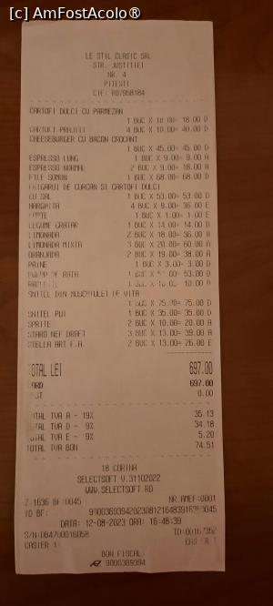 [P27] Pitești, Restaurantul Garden Pub, Nota de Plată » foto by mprofeanu
 - 
<span class="allrVoted glyphicon glyphicon-heart hidden" id="av1391531"></span>
<a class="m-l-10 hidden" id="sv1391531" onclick="voting_Foto_DelVot(,1391531,8103)" role="button">șterge vot <span class="glyphicon glyphicon-remove"></span></a>
<a id="v91391531" class=" c-red"  onclick="voting_Foto_SetVot(1391531)" role="button"><span class="glyphicon glyphicon-heart-empty"></span> <b>LIKE</b> = Votează poza</a> <img class="hidden"  id="f1391531W9" src="/imagini/loader.gif" border="0" /><span class="AjErrMes hidden" id="e1391531ErM"></span>