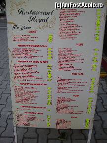 [P27] Prețuri la restaurantul hotelului Regal.  » foto by Floryn81
 - 
<span class="allrVoted glyphicon glyphicon-heart hidden" id="av429724"></span>
<a class="m-l-10 hidden" id="sv429724" onclick="voting_Foto_DelVot(,429724,9836)" role="button">șterge vot <span class="glyphicon glyphicon-remove"></span></a>
<a id="v9429724" class=" c-red"  onclick="voting_Foto_SetVot(429724)" role="button"><span class="glyphicon glyphicon-heart-empty"></span> <b>LIKE</b> = Votează poza</a> <img class="hidden"  id="f429724W9" src="/imagini/loader.gif" border="0" /><span class="AjErrMes hidden" id="e429724ErM"></span>