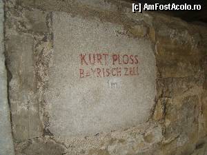 [P05] Iată cui aparţine metrul de zid pe care ne aflăm: lui Kurt Ploss, din Bayrisch Zell.  » foto by abancor
 - 
<span class="allrVoted glyphicon glyphicon-heart hidden" id="av386178"></span>
<a class="m-l-10 hidden" id="sv386178" onclick="voting_Foto_DelVot(,386178,10426)" role="button">șterge vot <span class="glyphicon glyphicon-remove"></span></a>
<a id="v9386178" class=" c-red"  onclick="voting_Foto_SetVot(386178)" role="button"><span class="glyphicon glyphicon-heart-empty"></span> <b>LIKE</b> = Votează poza</a> <img class="hidden"  id="f386178W9" src="/imagini/loader.gif" border="0" /><span class="AjErrMes hidden" id="e386178ErM"></span>