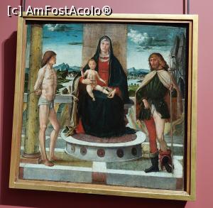 [P16] Bartolomeo Montagna (cca. 1449-1523) - Madona cu pruncul pe tron, între Sfinții Sebastian și Roch » foto by Carmen Ion
 - 
<span class="allrVoted glyphicon glyphicon-heart hidden" id="av1374215"></span>
<a class="m-l-10 hidden" id="sv1374215" onclick="voting_Foto_DelVot(,1374215,10639)" role="button">șterge vot <span class="glyphicon glyphicon-remove"></span></a>
<a id="v91374215" class=" c-red"  onclick="voting_Foto_SetVot(1374215)" role="button"><span class="glyphicon glyphicon-heart-empty"></span> <b>LIKE</b> = Votează poza</a> <img class="hidden"  id="f1374215W9" src="/imagini/loader.gif" border="0" /><span class="AjErrMes hidden" id="e1374215ErM"></span>