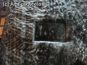 [P26] Salina Turda şi OZN-urile ei. Aici avem anul 1868. In acel an s-a extras sare la acest nivel. Veti vedea ca anii se adauga pe masura ce coborati si va apropiati de Mina Rodolf. Astfel pe palierul urmator celui cu anul 1868 veti gasi anul 1873. » foto by vega06
 - 
<span class="allrVoted glyphicon glyphicon-heart hidden" id="av741767"></span>
<a class="m-l-10 hidden" id="sv741767" onclick="voting_Foto_DelVot(,741767,11779)" role="button">șterge vot <span class="glyphicon glyphicon-remove"></span></a>
<a id="v9741767" class=" c-red"  onclick="voting_Foto_SetVot(741767)" role="button"><span class="glyphicon glyphicon-heart-empty"></span> <b>LIKE</b> = Votează poza</a> <img class="hidden"  id="f741767W9" src="/imagini/loader.gif" border="0" /><span class="AjErrMes hidden" id="e741767ErM"></span>