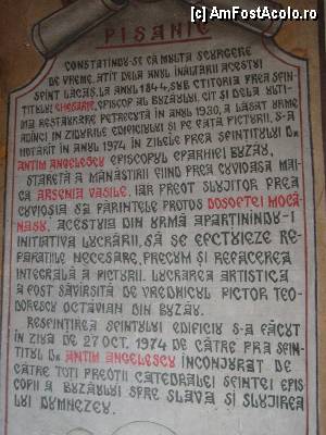 [P22] Mănăstirea Rătești / Altă pisanie, mai recentă, ce menționează restaurarea din anul 1974.  » foto by Floryn81
 - 
<span class="allrVoted glyphicon glyphicon-heart hidden" id="av375231"></span>
<a class="m-l-10 hidden" id="sv375231" onclick="voting_Foto_DelVot(,375231,12715)" role="button">șterge vot <span class="glyphicon glyphicon-remove"></span></a>
<a id="v9375231" class=" c-red"  onclick="voting_Foto_SetVot(375231)" role="button"><span class="glyphicon glyphicon-heart-empty"></span> <b>LIKE</b> = Votează poza</a> <img class="hidden"  id="f375231W9" src="/imagini/loader.gif" border="0" /><span class="AjErrMes hidden" id="e375231ErM"></span>