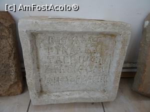 [P12] Copie a plăcii de calcar care menționează existența a trei martiri creștini: Chindeas, Chiril și Dasius (uciși în veacul al IV-lea d. Hr.).  » foto by tata123 🔱
 - 
<span class="allrVoted glyphicon glyphicon-heart hidden" id="av1113833"></span>
<a class="m-l-10 hidden" id="sv1113833" onclick="voting_Foto_DelVot(,1113833,13516)" role="button">șterge vot <span class="glyphicon glyphicon-remove"></span></a>
<a id="v91113833" class=" c-red"  onclick="voting_Foto_SetVot(1113833)" role="button"><span class="glyphicon glyphicon-heart-empty"></span> <b>LIKE</b> = Votează poza</a> <img class="hidden"  id="f1113833W9" src="/imagini/loader.gif" border="0" /><span class="AjErrMes hidden" id="e1113833ErM"></span>