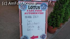[P03] Autoservirea Lotus - Baile Felix. Meniul zilei.  » foto by bogumil
 - 
<span class="allrVoted glyphicon glyphicon-heart hidden" id="av782747"></span>
<a class="m-l-10 hidden" id="sv782747" onclick="voting_Foto_DelVot(,782747,15057)" role="button">șterge vot <span class="glyphicon glyphicon-remove"></span></a>
<a id="v9782747" class=" c-red"  onclick="voting_Foto_SetVot(782747)" role="button"><span class="glyphicon glyphicon-heart-empty"></span> <b>LIKE</b> = Votează poza</a> <img class="hidden"  id="f782747W9" src="/imagini/loader.gif" border="0" /><span class="AjErrMes hidden" id="e782747ErM"></span>