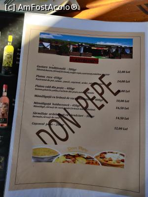 [P15] Restaurant Don Pepe din comuna Maieru, Bistrița-Năsăud, meniu » foto by Dana2008
 - 
<span class="allrVoted glyphicon glyphicon-heart hidden" id="av1112960"></span>
<a class="m-l-10 hidden" id="sv1112960" onclick="voting_Foto_DelVot(,1112960,18619)" role="button">șterge vot <span class="glyphicon glyphicon-remove"></span></a>
<a id="v91112960" class=" c-red"  onclick="voting_Foto_SetVot(1112960)" role="button"><span class="glyphicon glyphicon-heart-empty"></span> <b>LIKE</b> = Votează poza</a> <img class="hidden"  id="f1112960W9" src="/imagini/loader.gif" border="0" /><span class="AjErrMes hidden" id="e1112960ErM"></span>