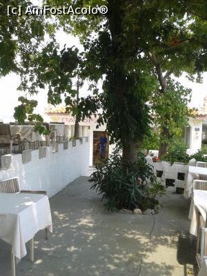 [P05] Taverna Panorama Kalamitsi - ”A dream you can live on”. Terasa principală. În fundal se vede cum băiatul patronului vine cu ceva bucate.  » foto by bogumil
 - 
<span class="allrVoted glyphicon glyphicon-heart hidden" id="av732258"></span>
<a class="m-l-10 hidden" id="sv732258" onclick="voting_Foto_DelVot(,732258,19692)" role="button">șterge vot <span class="glyphicon glyphicon-remove"></span></a>
<a id="v9732258" class=" c-red"  onclick="voting_Foto_SetVot(732258)" role="button"><span class="glyphicon glyphicon-heart-empty"></span> <b>LIKE</b> = Votează poza</a> <img class="hidden"  id="f732258W9" src="/imagini/loader.gif" border="0" /><span class="AjErrMes hidden" id="e732258ErM"></span>