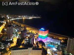 P35 [SEP-2019] Gran Hotel Bali Benidorm - vedere din balcon noapte