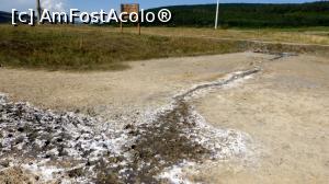 [P03] Zonă de sărătură care izvorăște dintr-o baltă cu slabe emanații de gaze. În spate se vede panoul turisitic informativ » foto by Lucien
 - 
<span class="allrVoted glyphicon glyphicon-heart hidden" id="av968976"></span>
<a class="m-l-10 hidden" id="sv968976" onclick="voting_Foto_DelVot(,968976,21040)" role="button">șterge vot <span class="glyphicon glyphicon-remove"></span></a>
<a id="v9968976" class=" c-red"  onclick="voting_Foto_SetVot(968976)" role="button"><span class="glyphicon glyphicon-heart-empty"></span> <b>LIKE</b> = Votează poza</a> <img class="hidden"  id="f968976W9" src="/imagini/loader.gif" border="0" /><span class="AjErrMes hidden" id="e968976ErM"></span>