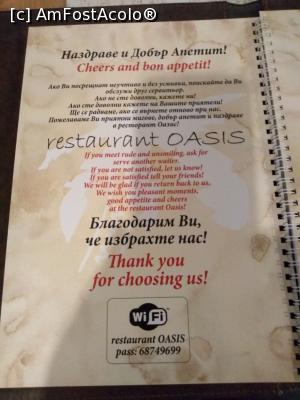 [P08] Oasis - o oază perfectă pentru o cină în oraș; meniul » foto by Dragoș_MD
 - 
<span class="allrVoted glyphicon glyphicon-heart hidden" id="av1143266"></span>
<a class="m-l-10 hidden" id="sv1143266" onclick="voting_Foto_DelVot(,1143266,21160)" role="button">șterge vot <span class="glyphicon glyphicon-remove"></span></a>
<a id="v91143266" class=" c-red"  onclick="voting_Foto_SetVot(1143266)" role="button"><span class="glyphicon glyphicon-heart-empty"></span> <b>LIKE</b> = Votează poza</a> <img class="hidden"  id="f1143266W9" src="/imagini/loader.gif" border="0" /><span class="AjErrMes hidden" id="e1143266ErM"></span>