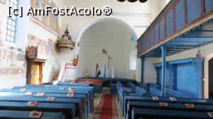 [P08] Imagine de ansamblu din interior, de la vest la est. În stânga este peretele nordic cu picturi, în față arcul de triumf cu sanctuarul semicircular în spate, iar în dreapta, peretele sudic cu balconul nou și ușa de acces.  » foto by Lucien
 - 
<span class="allrVoted glyphicon glyphicon-heart hidden" id="av974191"></span>
<a class="m-l-10 hidden" id="sv974191" onclick="voting_Foto_DelVot(,974191,21581)" role="button">șterge vot <span class="glyphicon glyphicon-remove"></span></a>
<a id="v9974191" class=" c-red"  onclick="voting_Foto_SetVot(974191)" role="button"><span class="glyphicon glyphicon-heart-empty"></span> <b>LIKE</b> = Votează poza</a> <img class="hidden"  id="f974191W9" src="/imagini/loader.gif" border="0" /><span class="AjErrMes hidden" id="e974191ErM"></span>