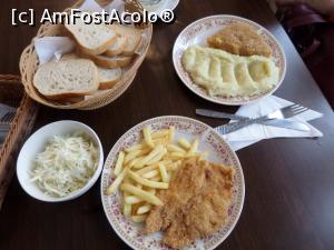 [P05] Șnițel de pui, cu cartofi pai și salată de varză, și cașcaval pane cu piure. » foto by Safta Radu
 - 
<span class="allrVoted glyphicon glyphicon-heart hidden" id="av1219482"></span>
<a class="m-l-10 hidden" id="sv1219482" onclick="voting_Foto_DelVot(,1219482,22516)" role="button">șterge vot <span class="glyphicon glyphicon-remove"></span></a>
<a id="v91219482" class=" c-red"  onclick="voting_Foto_SetVot(1219482)" role="button"><span class="glyphicon glyphicon-heart-empty"></span> <b>LIKE</b> = Votează poza</a> <img class="hidden"  id="f1219482W9" src="/imagini/loader.gif" border="0" /><span class="AjErrMes hidden" id="e1219482ErM"></span>