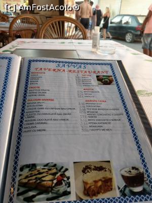 [P32] Meniul -taverna Savvas. » foto by maryka
 - 
<span class="allrVoted glyphicon glyphicon-heart hidden" id="av1281503"></span>
<a class="m-l-10 hidden" id="sv1281503" onclick="voting_Foto_DelVot(,1281503,23184)" role="button">șterge vot <span class="glyphicon glyphicon-remove"></span></a>
<a id="v91281503" class=" c-red"  onclick="voting_Foto_SetVot(1281503)" role="button"><span class="glyphicon glyphicon-heart-empty"></span> <b>LIKE</b> = Votează poza</a> <img class="hidden"  id="f1281503W9" src="/imagini/loader.gif" border="0" /><span class="AjErrMes hidden" id="e1281503ErM"></span>
