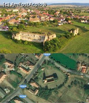 [P21] Castelul Bethlen-Martinuzzi și Biserica evanghelică din Vurpăr - vederi aeriene = prelucrări Internet.  » foto by tata123 🔱 <span class="label label-default labelC_thin small">NEVOTABILĂ</span>
