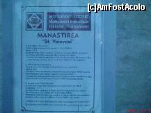 [P04] Manastirea 'Sfintii Arhangheli Mihail si Gavriil' - un panou cu explicatii la poarta » foto by valimi
 - 
<span class="allrVoted glyphicon glyphicon-heart hidden" id="av159150"></span>
<a class="m-l-10 hidden" id="sv159150" onclick="voting_Foto_DelVot(,159150,23692)" role="button">șterge vot <span class="glyphicon glyphicon-remove"></span></a>
<a id="v9159150" class=" c-red"  onclick="voting_Foto_SetVot(159150)" role="button"><span class="glyphicon glyphicon-heart-empty"></span> <b>LIKE</b> = Votează poza</a> <img class="hidden"  id="f159150W9" src="/imagini/loader.gif" border="0" /><span class="AjErrMes hidden" id="e159150ErM"></span>