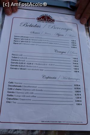 [P18] Ponta Delgada, Casa Do Bife O Galego, Meniul, Băuturi, Apă, Bere, Ceai, Cafea » foto by mprofeanu
 - 
<span class="allrVoted glyphicon glyphicon-heart hidden" id="av1017769"></span>
<a class="m-l-10 hidden" id="sv1017769" onclick="voting_Foto_DelVot(,1017769,24421)" role="button">șterge vot <span class="glyphicon glyphicon-remove"></span></a>
<a id="v91017769" class=" c-red"  onclick="voting_Foto_SetVot(1017769)" role="button"><span class="glyphicon glyphicon-heart-empty"></span> <b>LIKE</b> = Votează poza</a> <img class="hidden"  id="f1017769W9" src="/imagini/loader.gif" border="0" /><span class="AjErrMes hidden" id="e1017769ErM"></span>