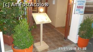 [P27] Taverna Restaurant Zorbas, Leptokarya, Grecia. Meniul la intrare » foto by ungureanica
 - 
<span class="allrVoted glyphicon glyphicon-heart hidden" id="av1037647"></span>
<a class="m-l-10 hidden" id="sv1037647" onclick="voting_Foto_DelVot(,1037647,24650)" role="button">șterge vot <span class="glyphicon glyphicon-remove"></span></a>
<a id="v91037647" class=" c-red"  onclick="voting_Foto_SetVot(1037647)" role="button"><span class="glyphicon glyphicon-heart-empty"></span> <b>LIKE</b> = Votează poza</a> <img class="hidden"  id="f1037647W9" src="/imagini/loader.gif" border="0" /><span class="AjErrMes hidden" id="e1037647ErM"></span>