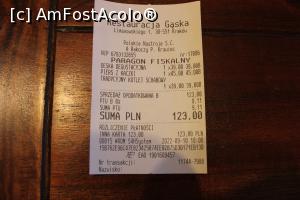[P15] Kraków, Restauracja Gąska, Nota de plată » foto by mprofeanu
 - 
<span class="allrVoted glyphicon glyphicon-heart hidden" id="av1336056"></span>
<a class="m-l-10 hidden" id="sv1336056" onclick="voting_Foto_DelVot(,1336056,25056)" role="button">șterge vot <span class="glyphicon glyphicon-remove"></span></a>
<a id="v91336056" class=" c-red"  onclick="voting_Foto_SetVot(1336056)" role="button"><span class="glyphicon glyphicon-heart-empty"></span> <b>LIKE</b> = Votează poza</a> <img class="hidden"  id="f1336056W9" src="/imagini/loader.gif" border="0" /><span class="AjErrMes hidden" id="e1336056ErM"></span>