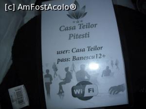 [P12] Parola wi-fi din cameră » foto by Zoazore
 - 
<span class="allrVoted glyphicon glyphicon-heart hidden" id="av1081833"></span>
<a class="m-l-10 hidden" id="sv1081833" onclick="voting_Foto_DelVot(,1081833,25302)" role="button">șterge vot <span class="glyphicon glyphicon-remove"></span></a>
<a id="v91081833" class=" c-red"  onclick="voting_Foto_SetVot(1081833)" role="button"><span class="glyphicon glyphicon-heart-empty"></span> <b>LIKE</b> = Votează poza</a> <img class="hidden"  id="f1081833W9" src="/imagini/loader.gif" border="0" /><span class="AjErrMes hidden" id="e1081833ErM"></span>