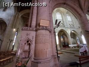 [P07] Pe un stâlp al transeptului se află o inscripție prin care aflăm numele intemeietorilor bisericii,  in anul 1490. » foto by Mika
 - 
<span class="allrVoted glyphicon glyphicon-heart hidden" id="av1264745"></span>
<a class="m-l-10 hidden" id="sv1264745" onclick="voting_Foto_DelVot(,1264745,27178)" role="button">șterge vot <span class="glyphicon glyphicon-remove"></span></a>
<a id="v91264745" class=" c-red"  onclick="voting_Foto_SetVot(1264745)" role="button"><span class="glyphicon glyphicon-heart-empty"></span> <b>LIKE</b> = Votează poza</a> <img class="hidden"  id="f1264745W9" src="/imagini/loader.gif" border="0" /><span class="AjErrMes hidden" id="e1264745ErM"></span>