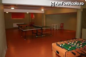 [P07 <small>[FOTO OFICIALĂ, DE PREZENTARE:] </small>] Pensiunea mai dispune de multiple modalitÄƒÅ£i de distracÅ£ie cum ar fi: salÄƒ de biliard, darts, ping-pong.